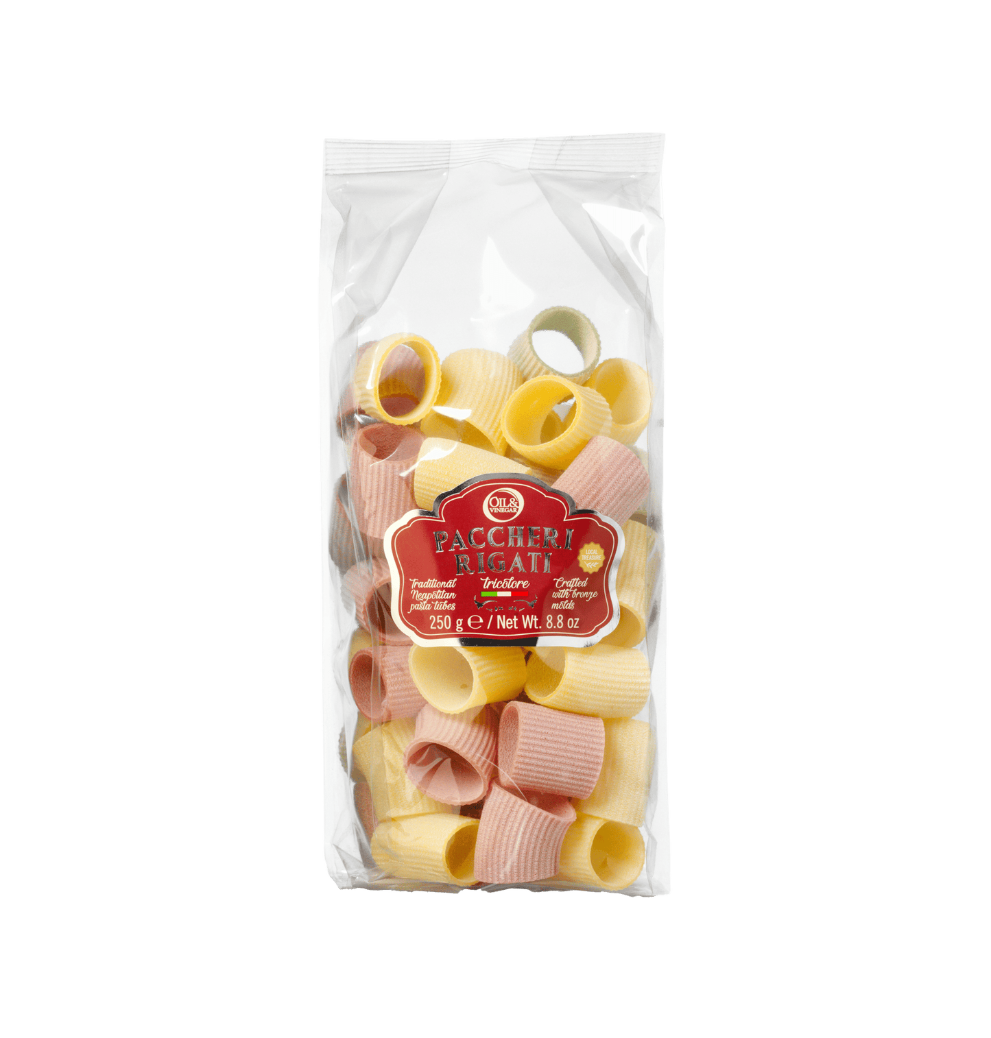 Paccheri rigati tricolore 250g