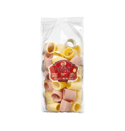 Paccheri rigati tricolore 250g